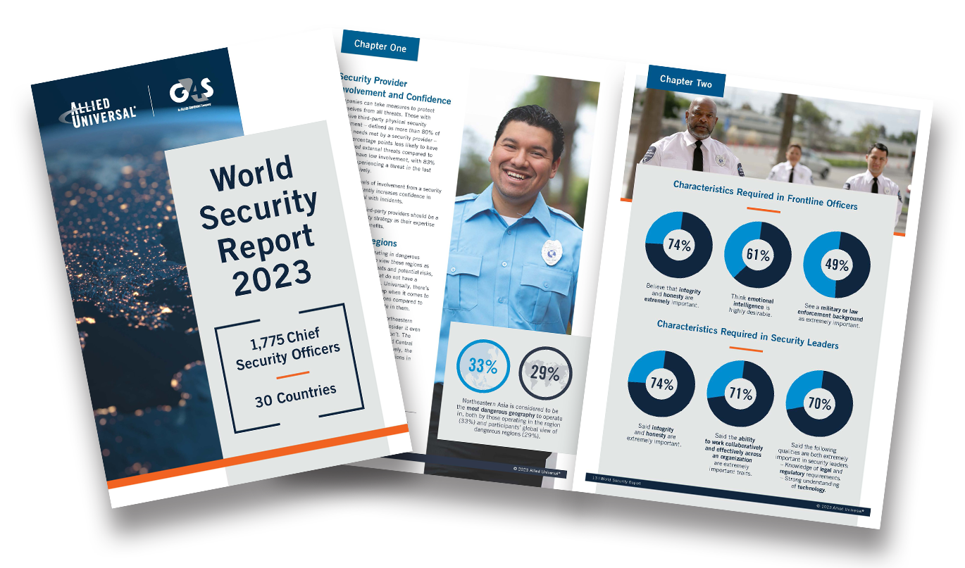 images of pages in the world security report